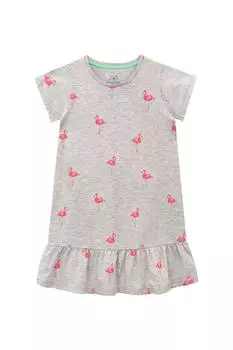 Платье с фламинго Harry Bear, серый