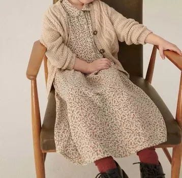 Платье с газовым принтом Yang Stone my little cozmo