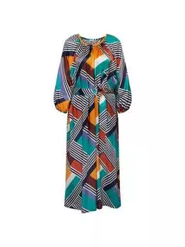 Платье с геометрическим узором Seidensticker, мультиколор