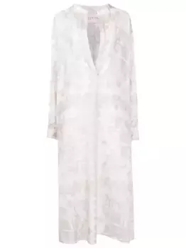 Платье с геометричным принтом VALENTINO GARAVANI, нейтральный