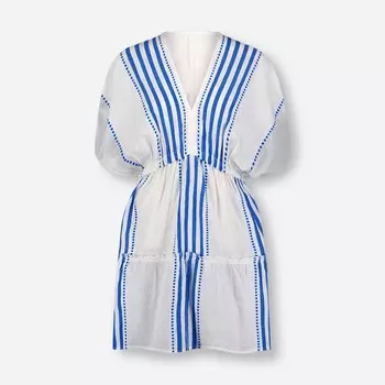 Платье с глубоким вырезом Alem Lemlem, синий