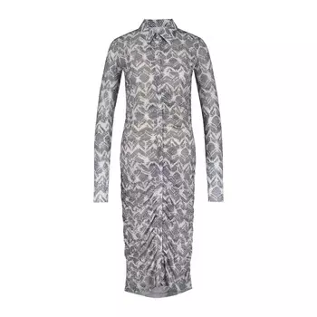 Платье с графическим принтом по всей поверхности Patrizia Pepe, серый