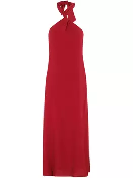 Платье с халтернеем Federica Tosi, красный
