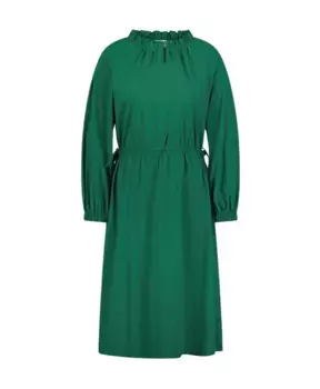 Платье S из технического джерси с изображением радужной оболочки Jane Lushka, зеленый