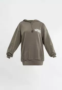 Платье с капюшоном и логотипом tom barron снова в оверсайз-размере Tom_Barron, зеленый