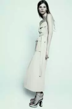 Платье с карманами ZARA, песочный