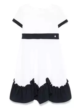 Платье с контрастной отделкой Patachou, белый