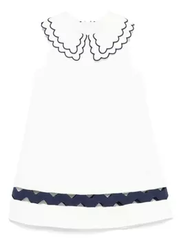 Платье с контрастной отделкой Patachou, белый