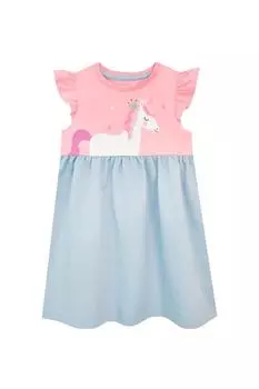 Платье с короной единорога Harry Bear, розовый