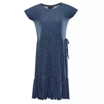 Платье с коротким рукавом Alpine Pro Derefa, синий