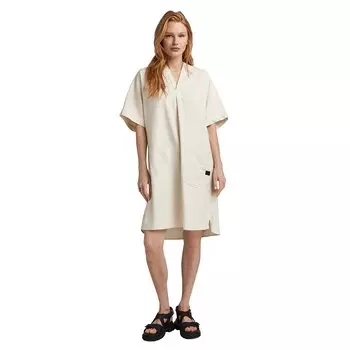 Платье с коротким рукавом G-Star Comfy Tunic, бежевый