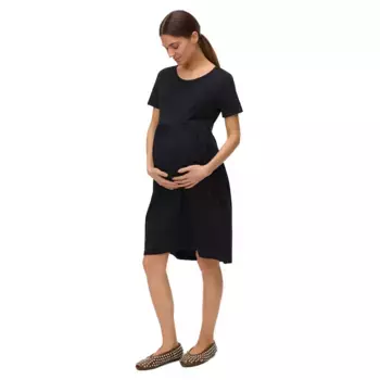 Платье с коротким рукавом Mamalicious Mia Maternity, черный