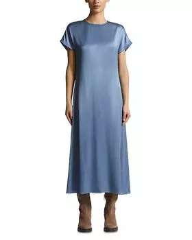 Платье с коротким рукавом Peserico, синий