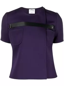 Платье с короткими рукавами Courrges, фиолетовый