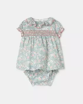 Платье с короткими рукавами для девочки и чехлом под подгузник Coconut El Corte Ingls, мультиколор