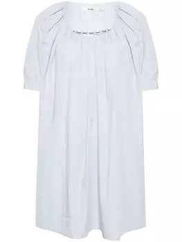 Платье с короткими рукавами и отделкой цепочкой b+ab, синий