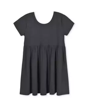 Платье с короткими рукавами и завитками для маленьких девочек Rainbow Sky Gerber, фиолетовый