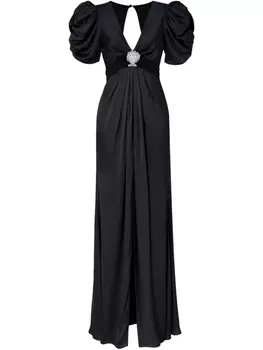 Платье с короткими рукавами Temperley London, черный