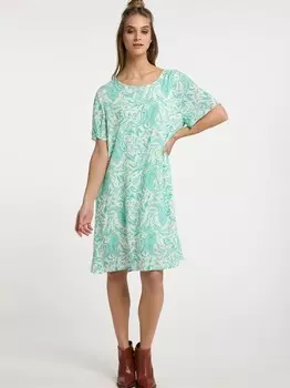 Платье с короткими рукавами Usha, белый