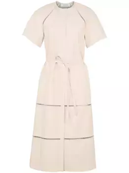 Платье с короткими рукавами YVES SALOMON, нейтральный