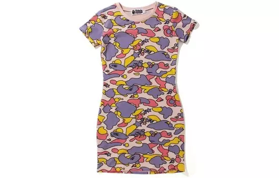 Платье с короткими рукавами женское A Bathing Ape