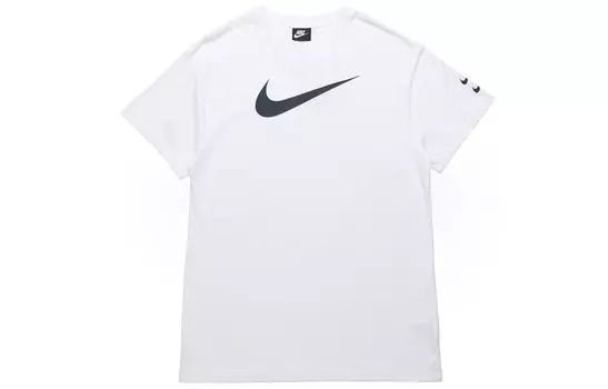 Платье с короткими рукавами женское белое Nike