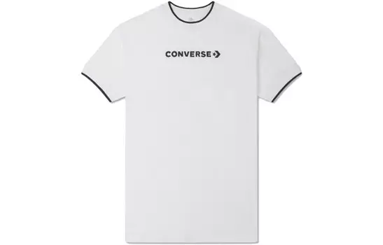 Платье с короткими рукавами женское белое Converse