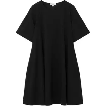 Платье с короткими рукавами женское черное Cos