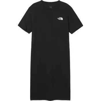 Платье с короткими рукавами женское черное The North Face