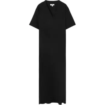 Платье с короткими рукавами женское черное Cos