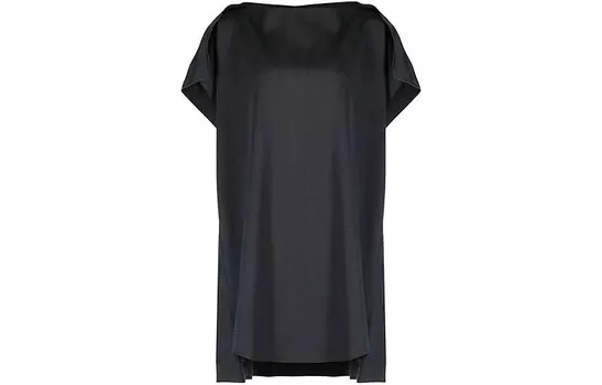 Платье с короткими рукавами женское черное Mm6 Maison Margiela