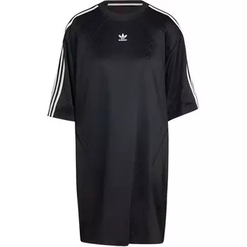 Платье с короткими рукавами женское черное Adidas Originals