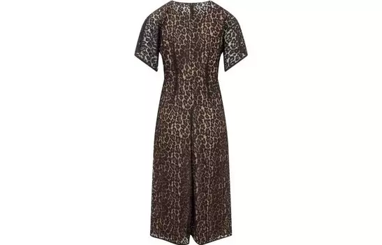 Платье с короткими рукавами женское коричневое Michael Kors