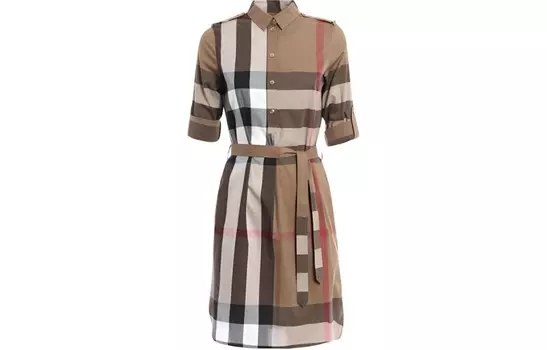 Платье с короткими рукавами женское многоцветное Burberry