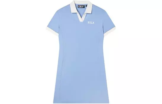Платье с короткими рукавами Женское с гербом Fila