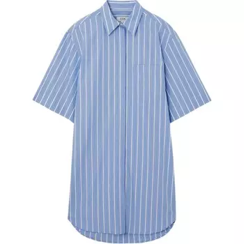 Платье с короткими рукавами женское синее Cos