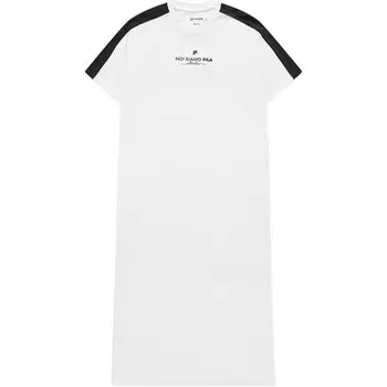 Платье с короткими рукавами женское стандартное белое-WT Fila Fusion