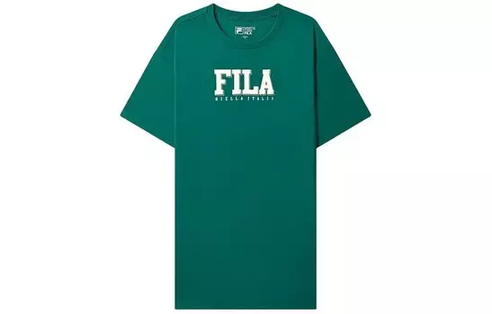 Платье с короткими рукавами женское темно-синее Fila