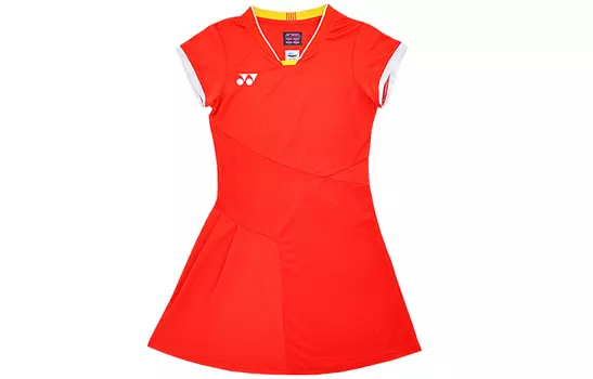 Платье с короткими рукавами женское YONEX, Gemstone Red
