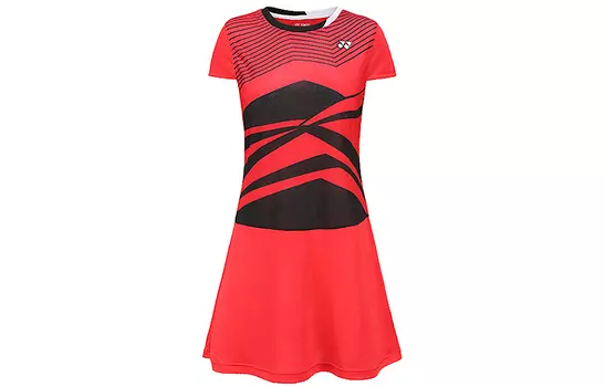 Платье с короткими рукавами женское YONEX, белый