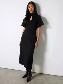 Платье с корсетной талией понте Ro&Zo, черный