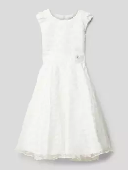 Платье с круглым вырезом Happy Girls, экрю