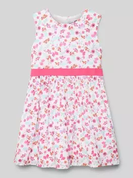 Платье с круглым вырезом Happy Girls, кремовый