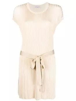 Платье с круглым вырезом Sonia Rykiel, нейтральный цвет