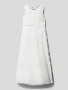 Платье с кружевной отделкой Monny, экрю