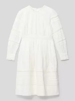 Платье с кружевной отделкой Scotch & Soda, молочный