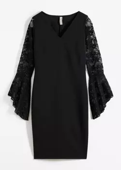 Платье с кружевом Bodyflirt Boutique, черный