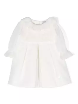 Платье с кружевом и складками Patachou, белый