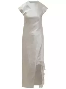 Платье с кружевом JW ANDERSON, белый