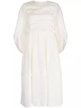 Платье с кружевом Renli Su, бежевый